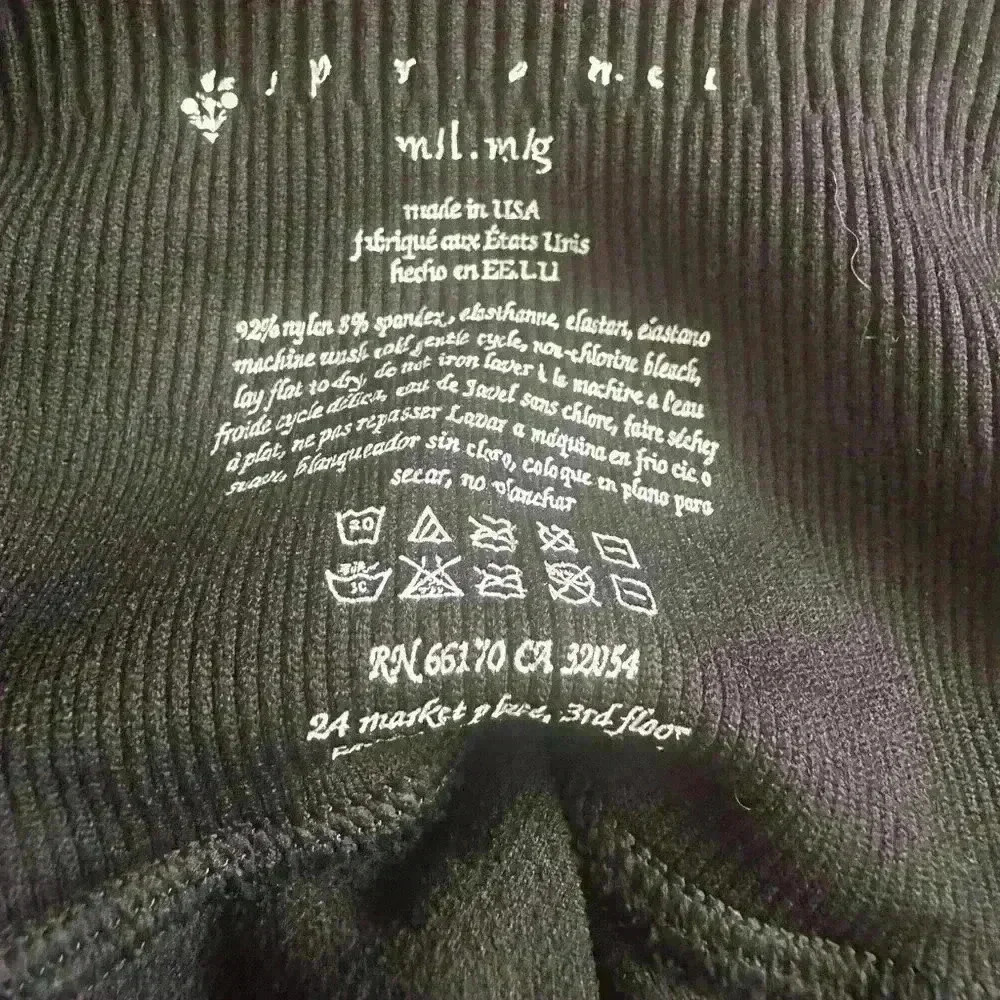 Free People Movement NWOT Black Leggings - Picture 4 of 4